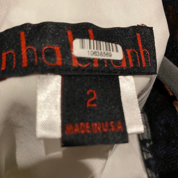 Nha Khan Dress White and Blue - Picture 5 of 5